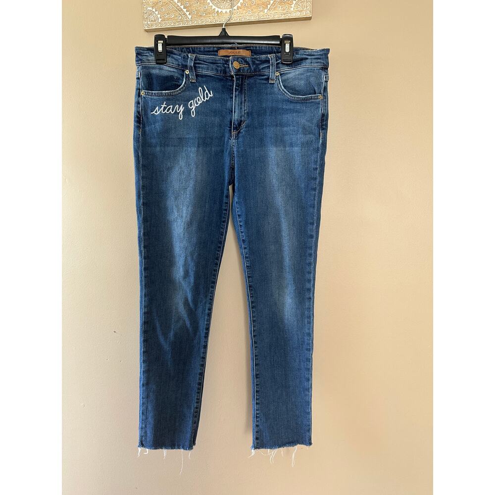 Joe's Jeans Stay Gold The Smith Mid Rise Straight Ankle Denim Jeans